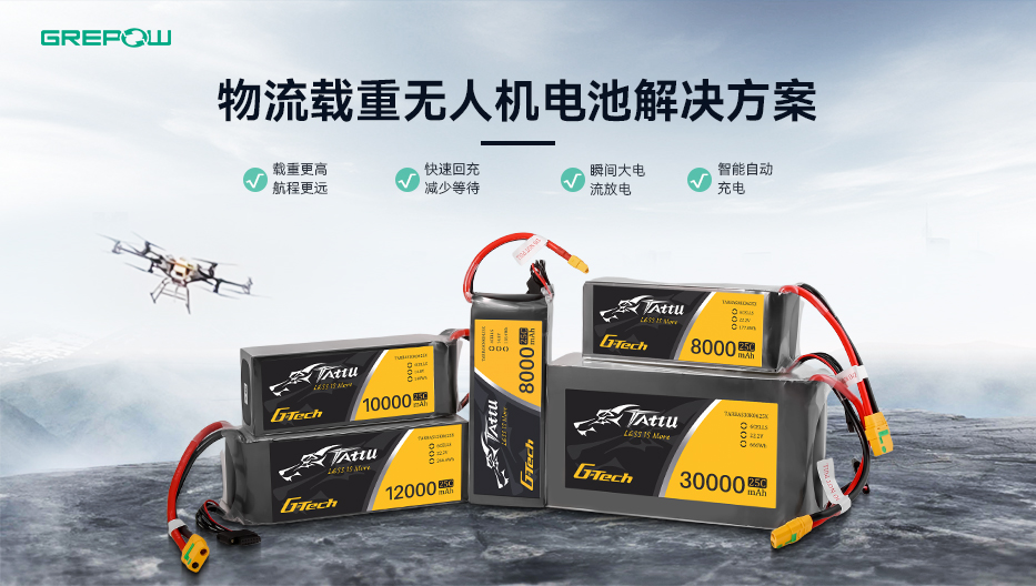 物流載重無人機電池解決方案