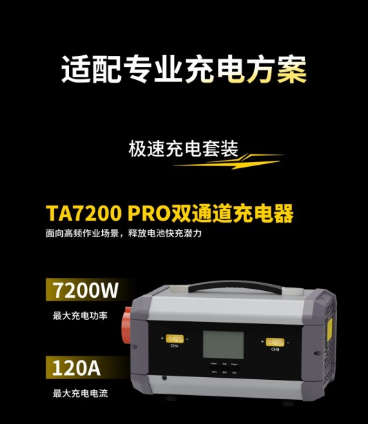 Tattu 4.0 18S 35Ah無人機電池適配TA7200PRO雙通道充電器 Tattu 4.0 18S 35Ah無人機電池適配TA7200PRO雙通道充電器