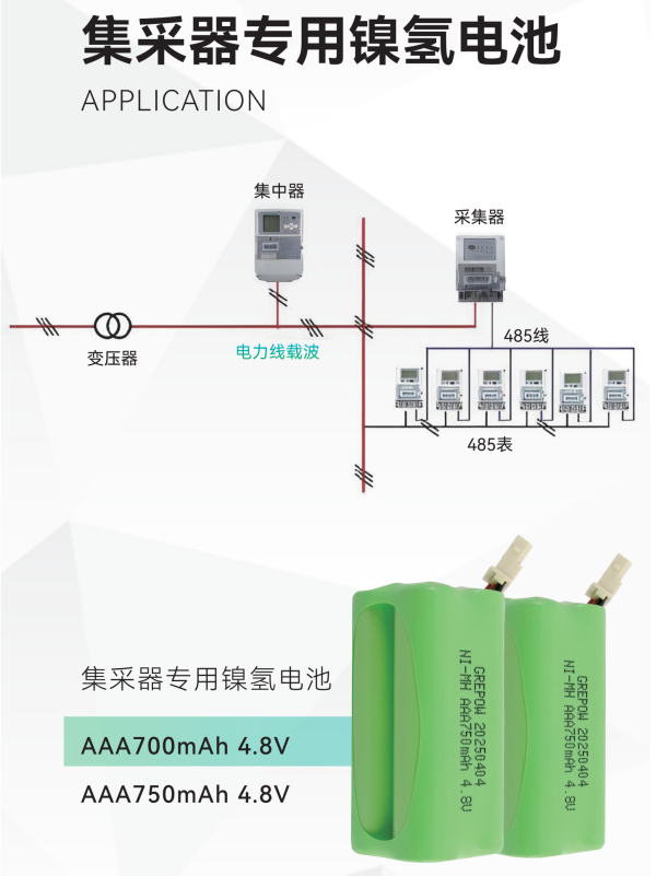 采集器專用鎳氫電池 采集器專用鎳氫電池